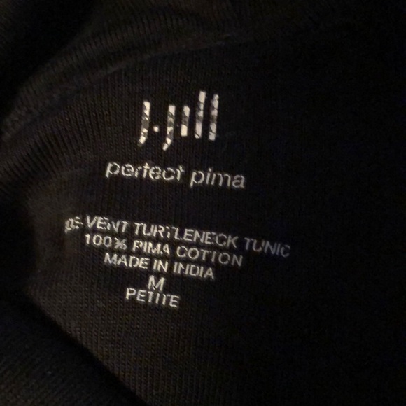 Black Turtleneck Long Sleeve Tunic - Picture 5 of 6